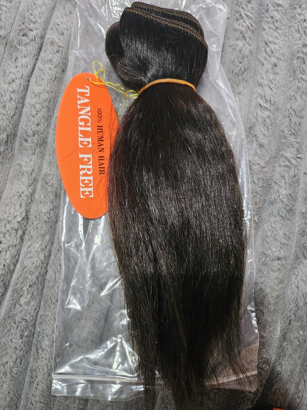 Tangle Free Human Hair 10 Inch Weft 100 Gram Bundle - Dark Brown